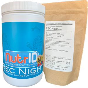 NutrID Rec Night - eiwitshake voor inname kort voor slapen