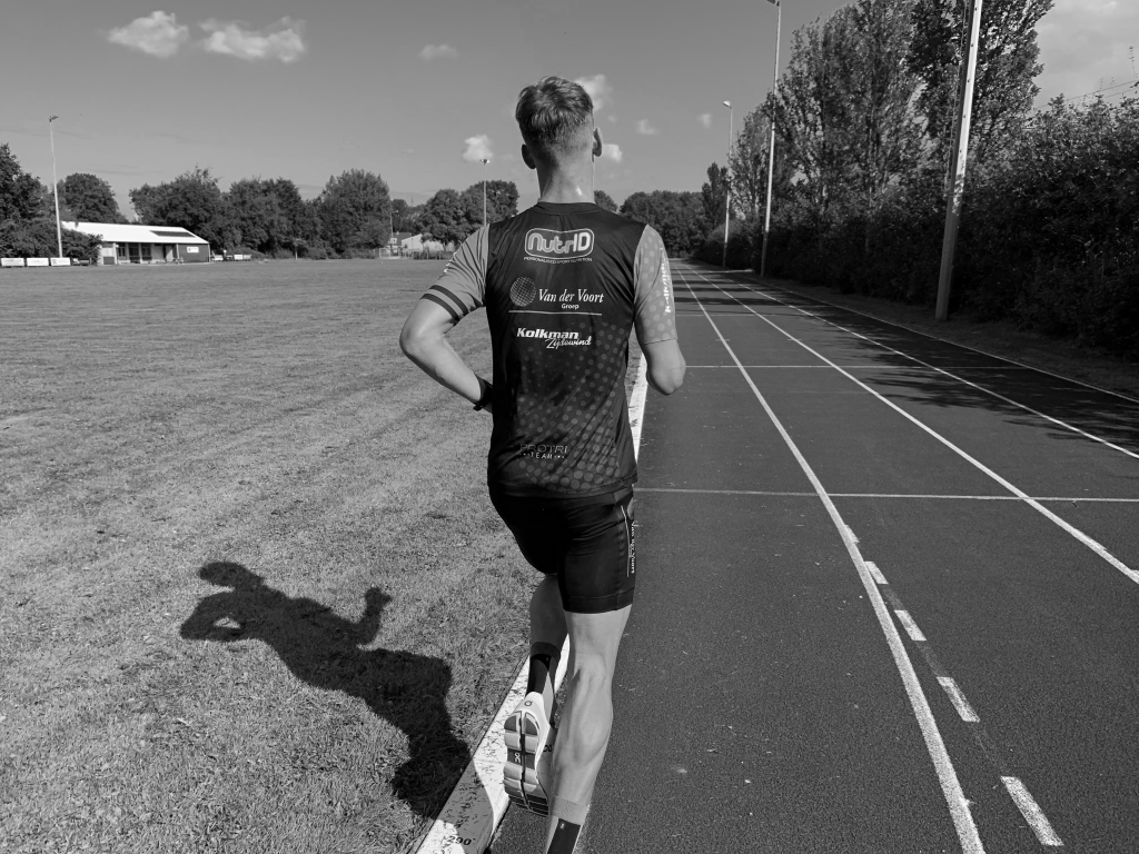Tristan Olij track training Schagen