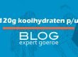120g koolhydraten per uur tijdens inspanning
