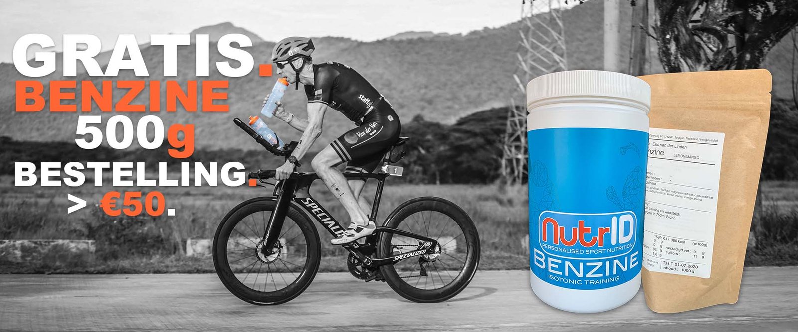 Gratis 500g NutrID Benzine isotonic drink Gratis 500g NutrID Benzine isotonic drink